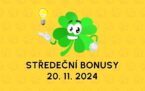 2869 free spinů a bonusy dnes 20. 11. 2024