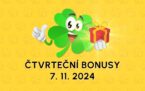 894 free spinů a bonusy dnes 7. 11. 2024