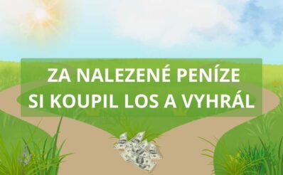 Našel peníze a jen o chvíli později vyhrál skoro 14 milionů korun.