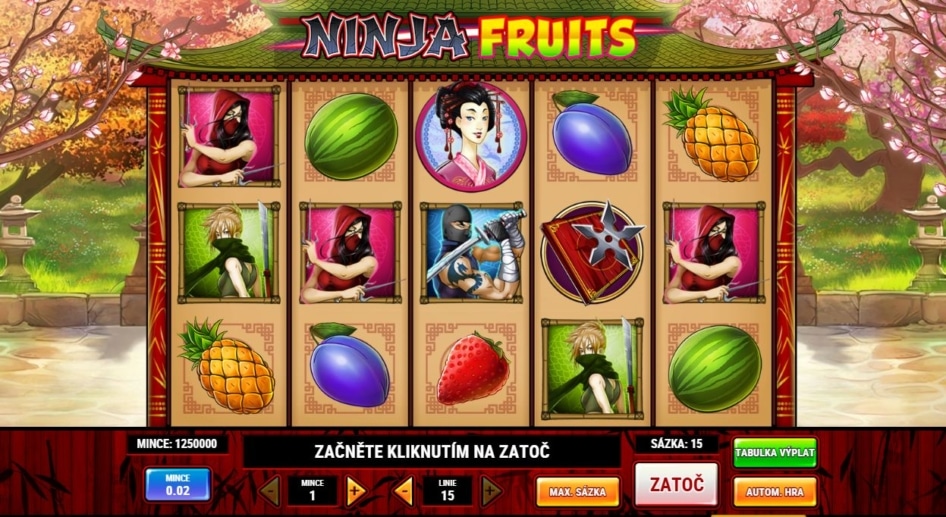 Ninja Fruits od Play'n GO