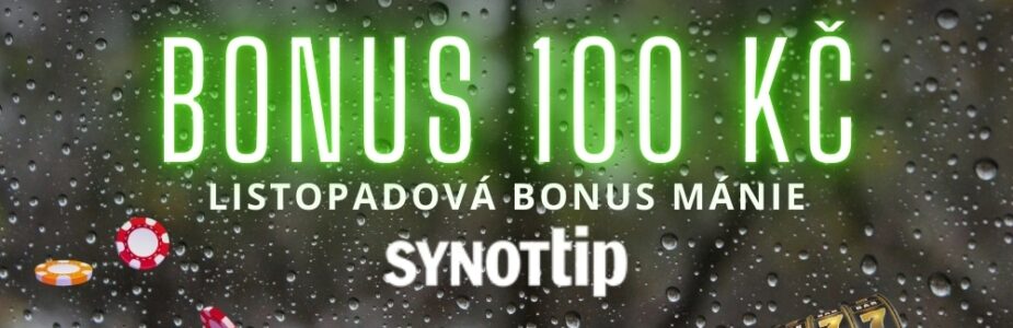 Bonus 100 Kč od Synotu z Bonus mánie