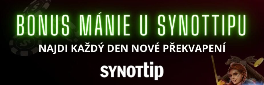 Bonus mánie Synottip casino