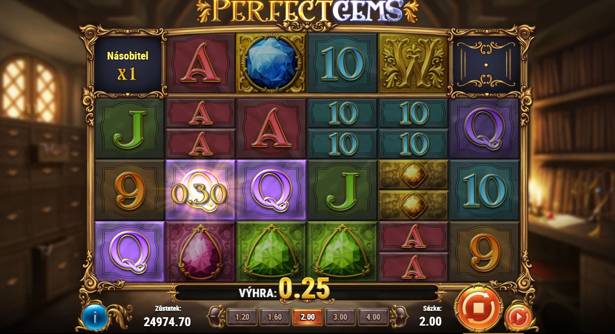 Téma a symboly Perfect Gems