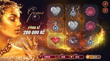 Ukázka setřeného losu Gems