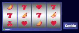 Animace funkce gamble
