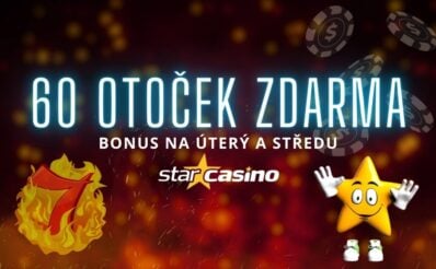 Užij si free spiny v úterý a ve středu u Star Casina