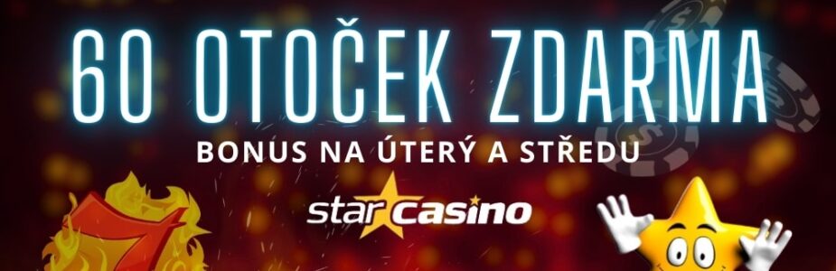 Užij si free spiny v úterý a ve středu u Star Casina