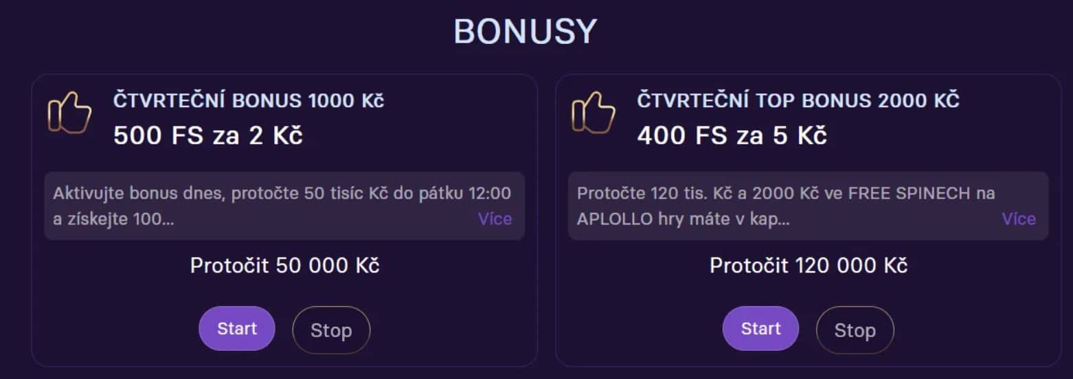 Grandwin bonus 3000 Kč