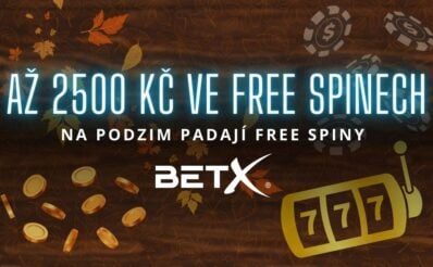 Užij si podzimní free spiny u BetX