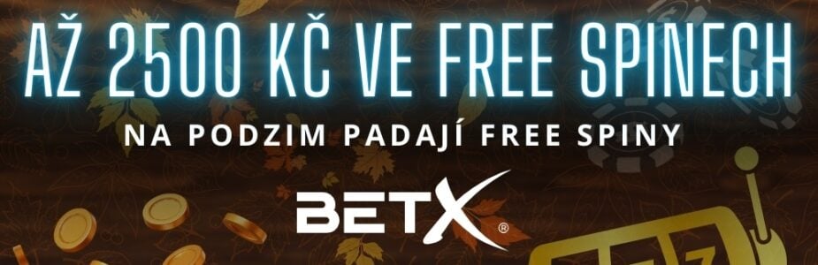 Užij si podzimní free spiny u BetX