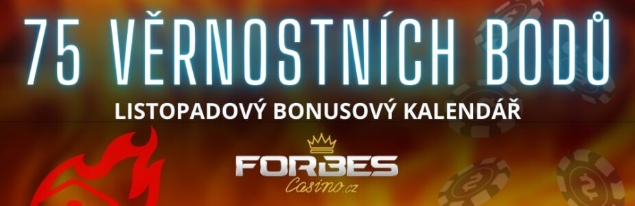 Užij si věrnostní body od Forbes Casina