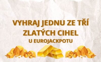 Zahraj si dnes u Eurojackpotu o jednu ze tří zlatých cihel!