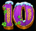 Symbol Desítka automatu 5 Frozen Charms Megaways™ od Pragmatic Play