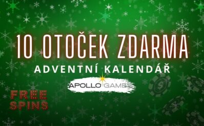 10 free spinů od Apolla z Adventního kalendáře