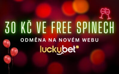 30 Kč ve free spinech od Luckybetu