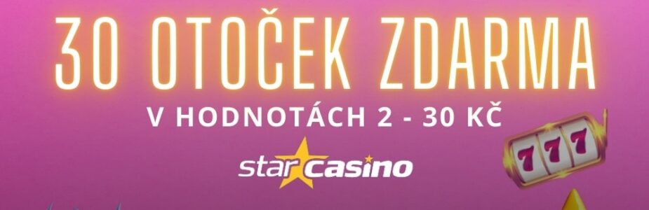 30 free spinů v Star casinu