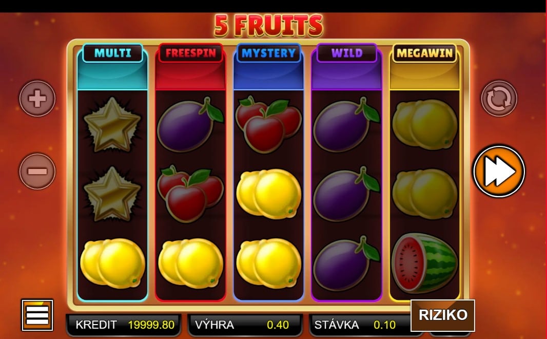 5 Fruits automat