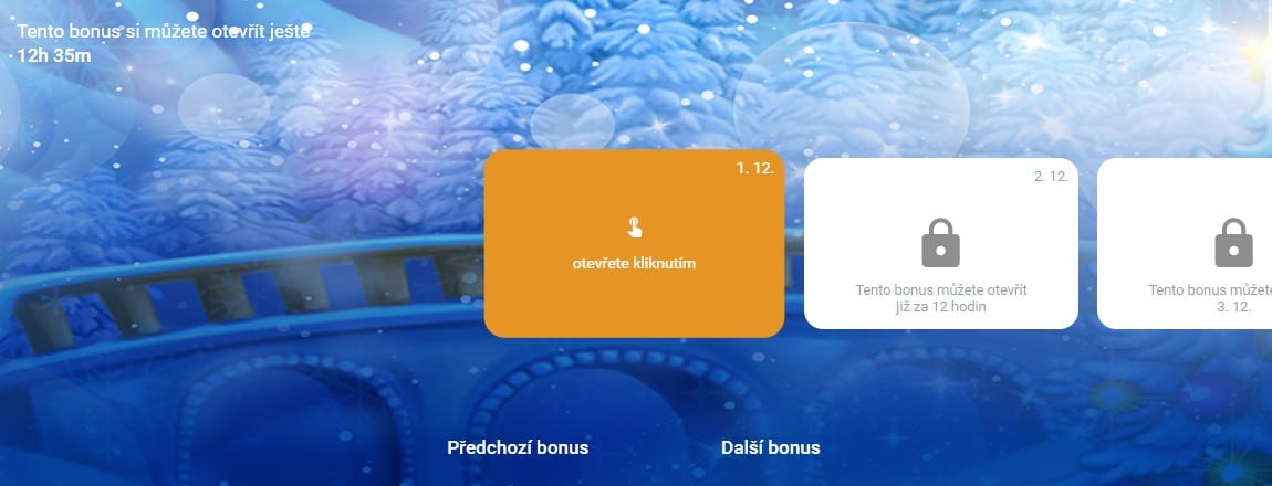 Adventní kalendář Chance okýnka