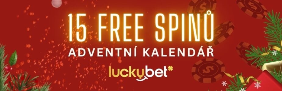 15 free spinů od LuckyBet