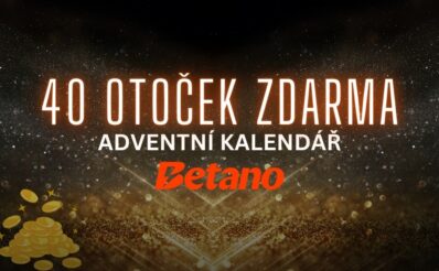 Betano 40 otoček zdarma z adventního kalendáře