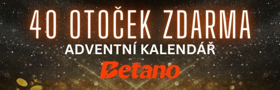 Betano 40 otoček zdarma z adventního kalendáře