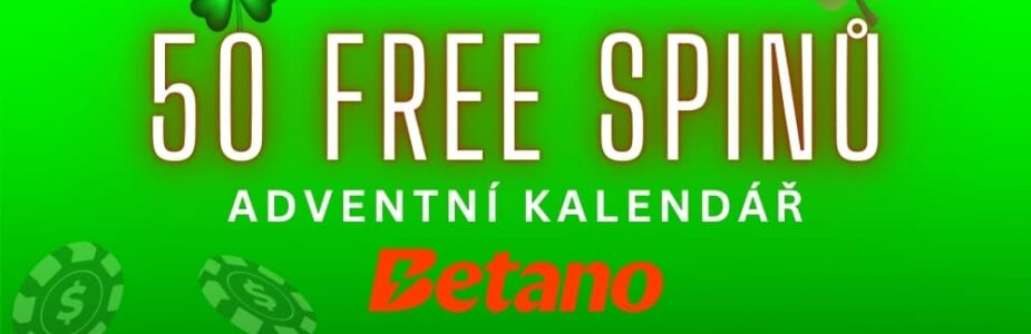 Betano 50 free spinů z Adventního kalendáře