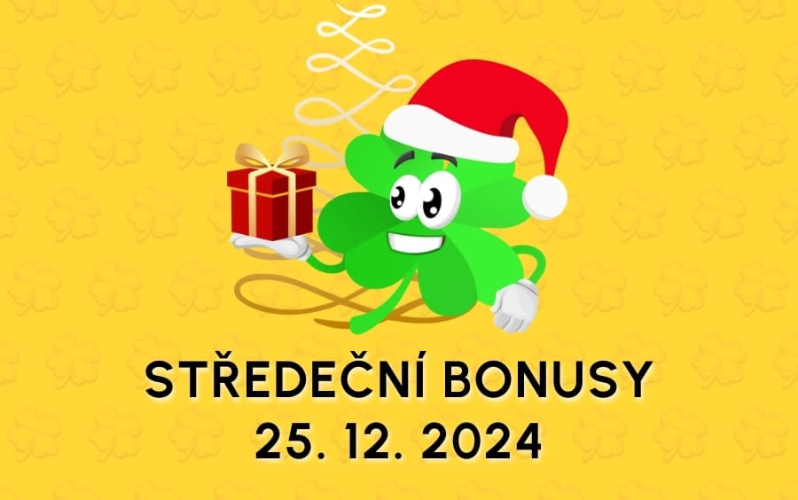 Free spiny a bonusy dnes 25. 12. 2024