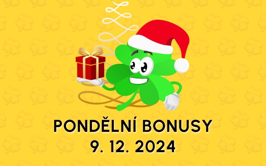 Free spiny a bonusy dnes 9. 12. 2024