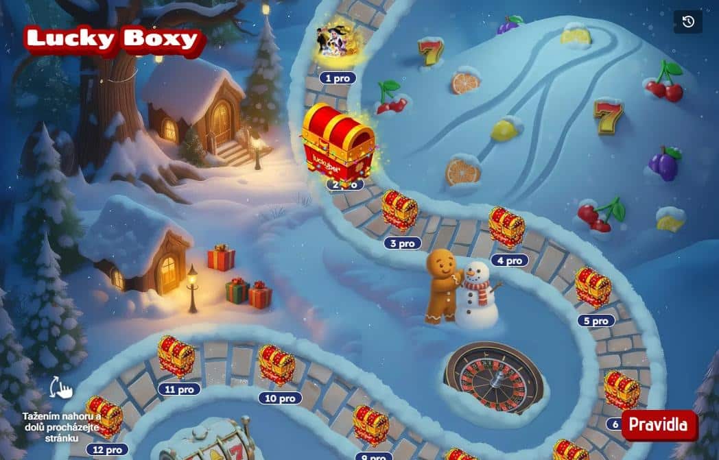 Kalendář advent luckybet