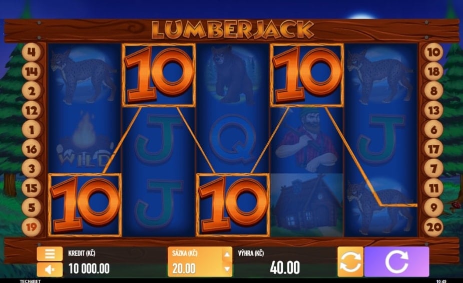 Lumberjack od Tech4Bet automat