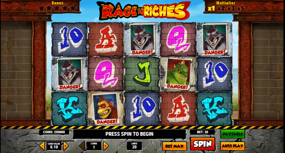 Rage to Riches od Play'n GO