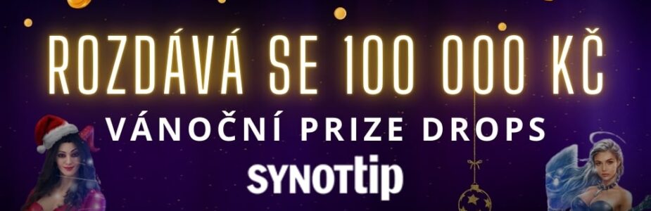 Synottip prize drops 100 000 Kč