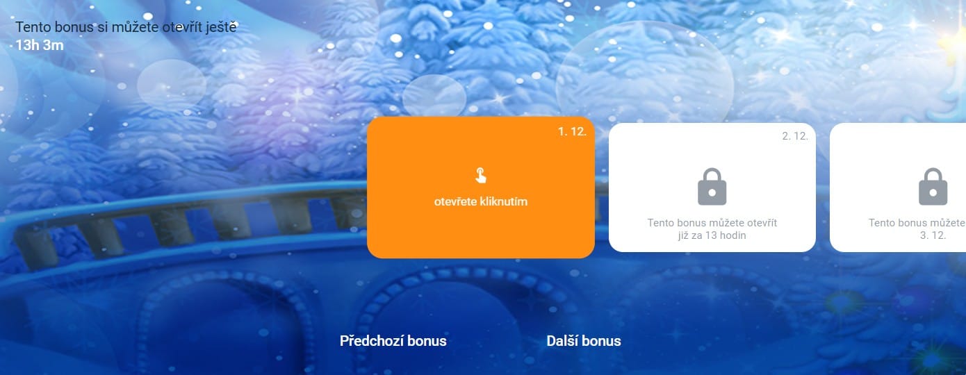 Tipsport adventní kalendář políčka