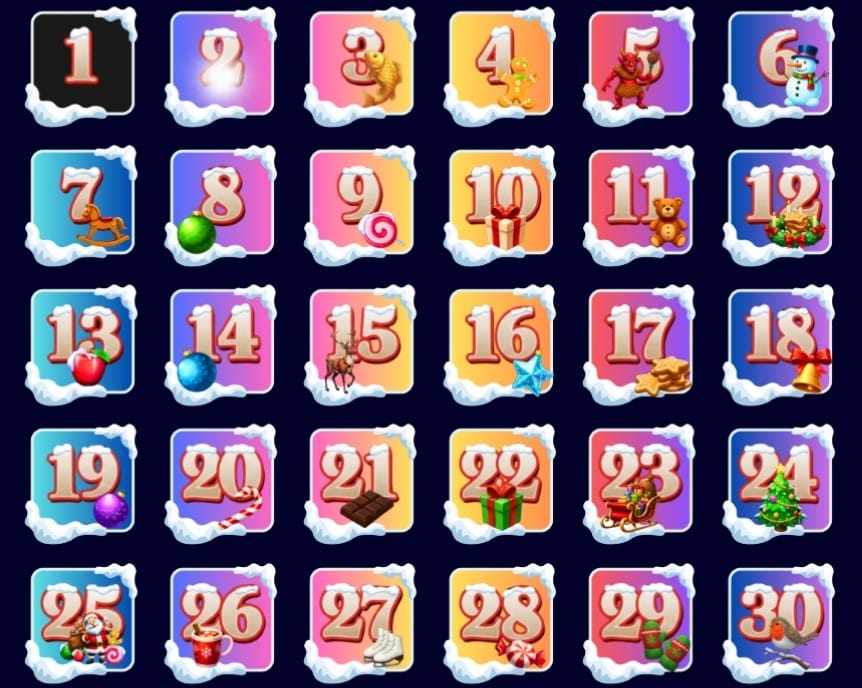 Adventní kalendář v casinu BetX