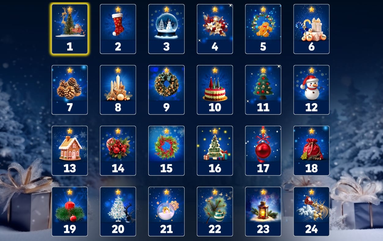 Dárečky v Adventním kalendáři MerkurXtip