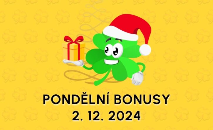 Free spiny a bonusy dnes 2. 12. 2024