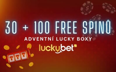 Užij si adventní free spiny u LuckyBetu