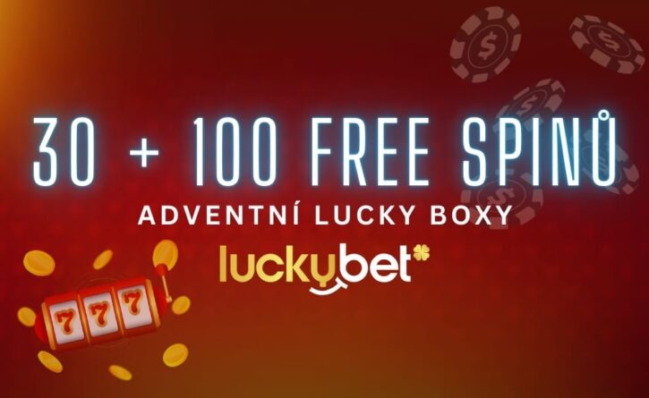 Užij si adventní free spiny u LuckyBetu