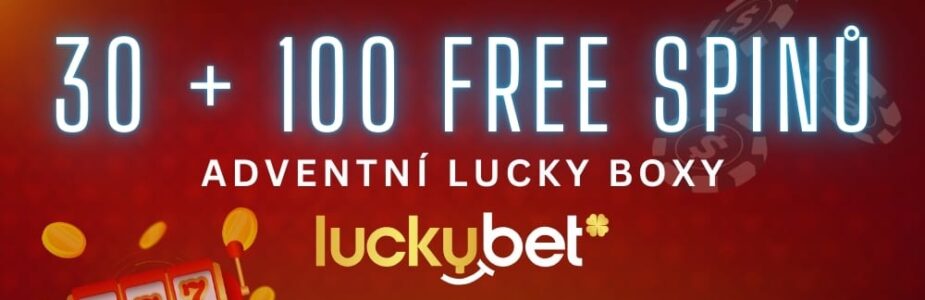 Užij si adventní free spiny u LuckyBetu