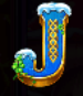 Symbol Písmeno J automatu 5 Frozen Charms Megaways™ od Pragmatic Play