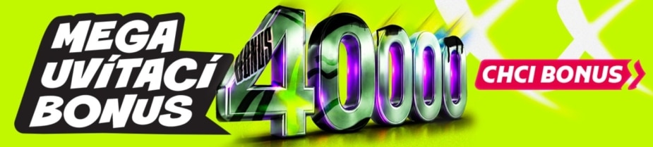 Mega uvítací bonus 40 000 Kč od BetX