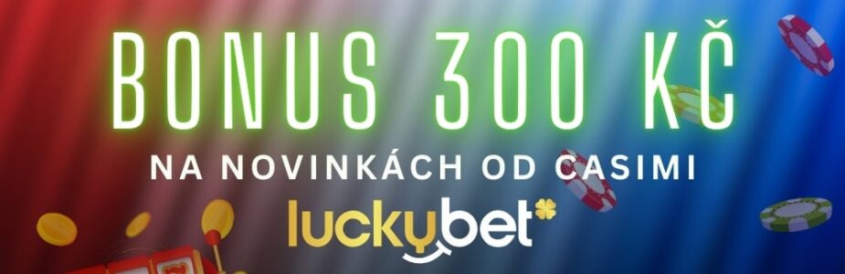 Užij si novinky od Casimi u LuckyBetu