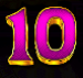 Symbol Desítka  automatu 5 Lions Gold™ od Pragmatic Play
