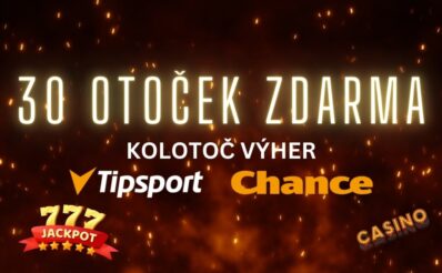 30 otoček zdarma z Kolotoče výher od Tipsportu a Chance