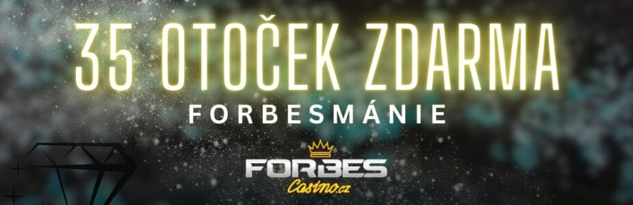 35 free spinů od Forbesu z Forbesmánie