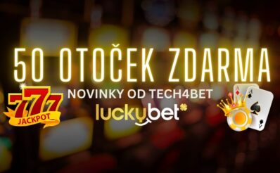 Získej 50 free spinů od luckybetu