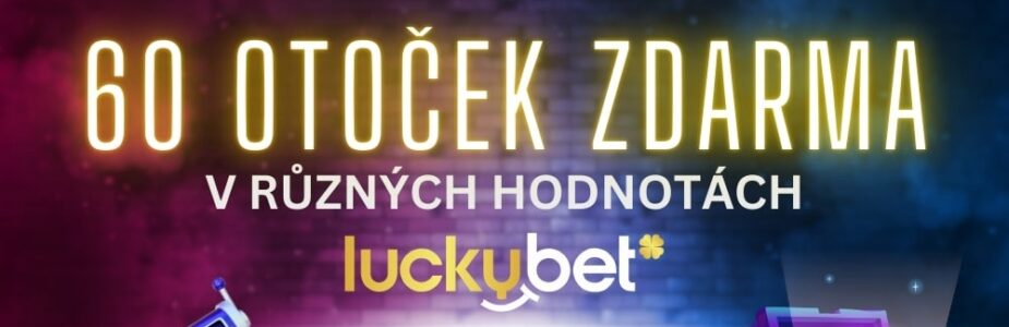 60 free spinů od Luckybetu