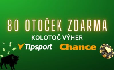 80 free spinů od Tipsportu a Chance