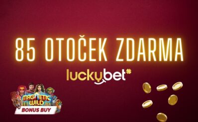 85 otoček zdarma od Luckybetu