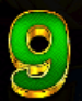 Symbol Devítka automatu 5 Lions Gold™ od Pragmatic Play